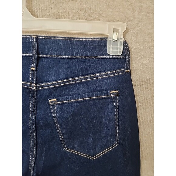 Old Navy Wow Straight Ankle Jeans Womens 4 Petite Dark Wash Stretch NEW - Picture 7 of 11